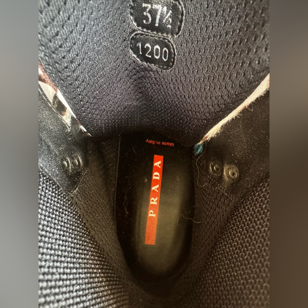 PRADA Tall Zebra Fur Riding Boots 37.5 - Picture 3 of 7